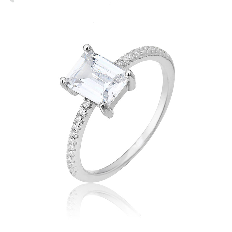 טבעת ZSI614-1 טבעת מכסף אמיתי