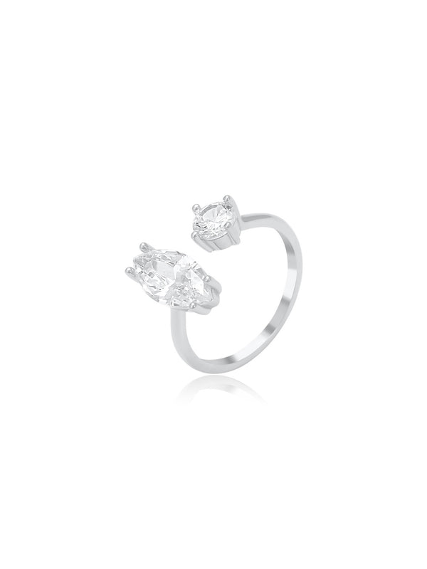 טבעת FLSI021-2 טבעת מכסף אמיתי