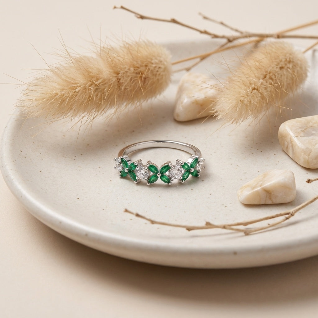 טבעת KSI3023-1-1 טבעת מכסף אמיתי