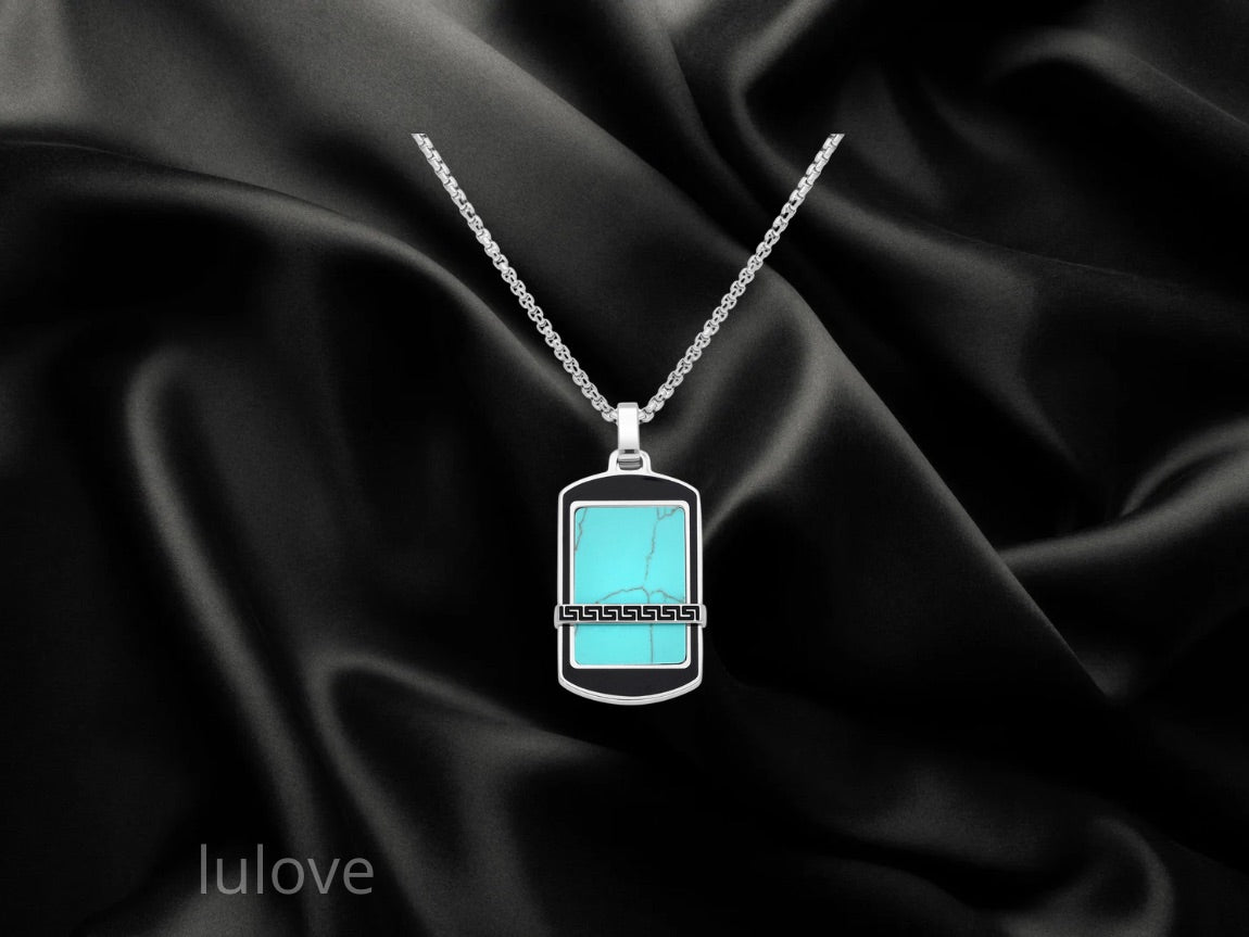 תליון סטיינלס-סטיל עם אופציה לחריטה