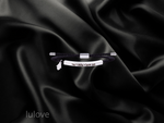 חוט שחור עם בר כסוף לחריטה